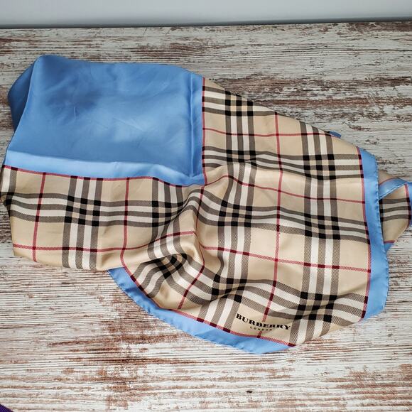 Burberry London Silk Scarf 34" - Picture 3 of 5